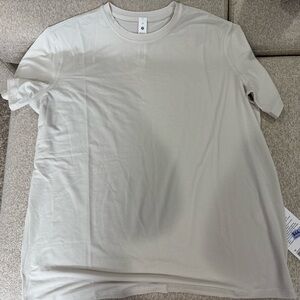 Lululemon Jersey Training Short Sleeve in Bone Sz 10